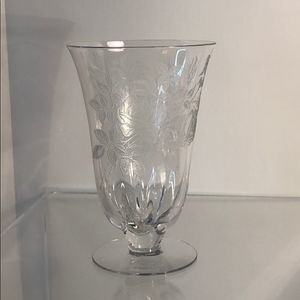 Duncan Miller Wild Rose Ice Tea Footed Glass